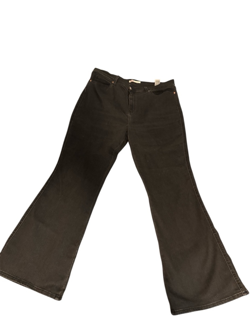 Levi's Signature Black High-Rise Flare Jeans
